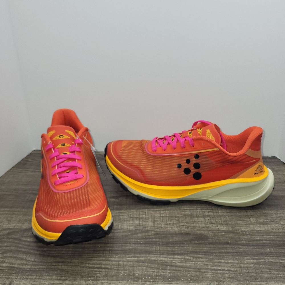 CRAFT Pure Trail Women's Trail Running Shoes Red Orange Size 9 New